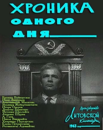 Постер Хроника одного дня 1963