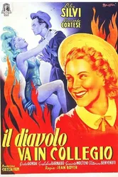 Дьявол в колледже 1944 постер