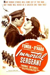 Бессмертный сержант 1943 постер