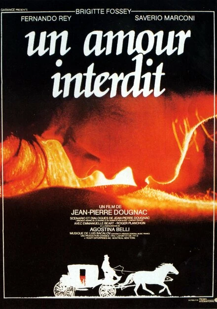Постер Запретная любовь 1984, Франция