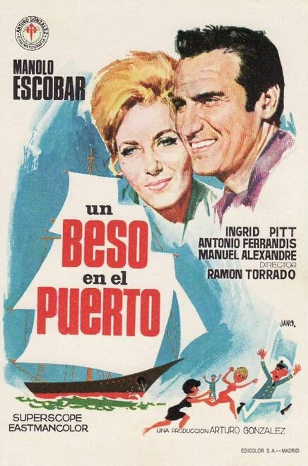 Постер Un beso en el puerto