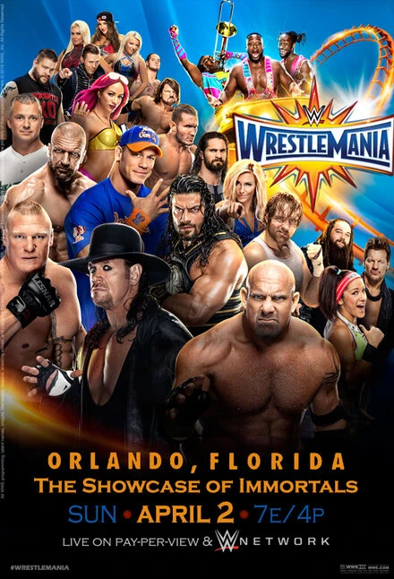 Постер WWE РестлМания 33 2017