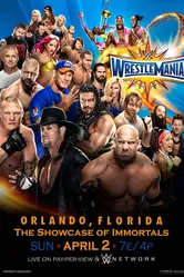 WWE РестлМания 33 2017 постер