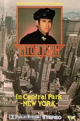 Elton John in Central Park New York постер