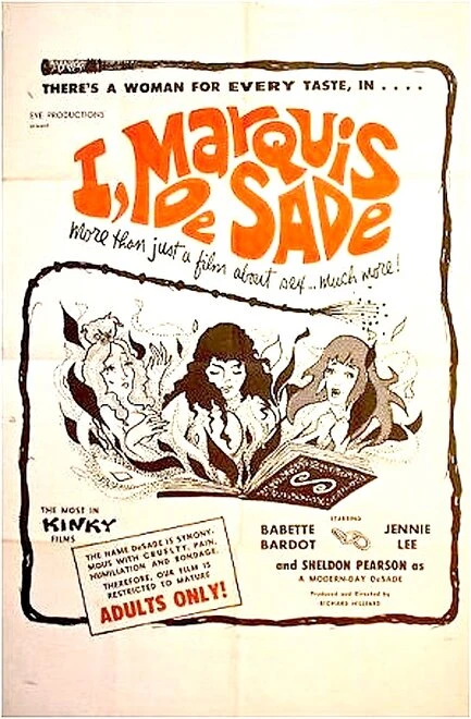 Постер Я, маркиз де Сад 1967