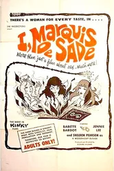 Я, маркиз де Сад 1967 постер