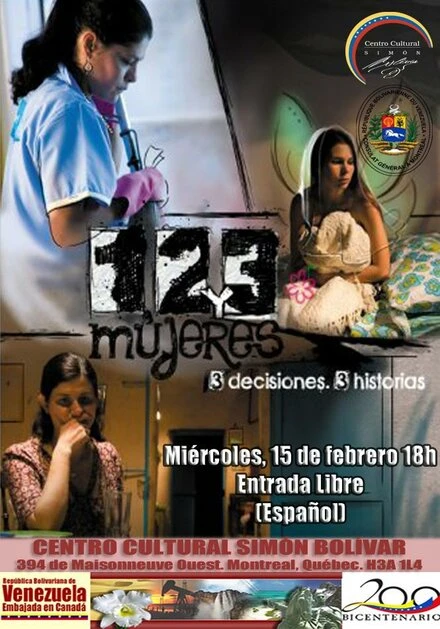 Постер 1, 2 и 3 женщины 2008