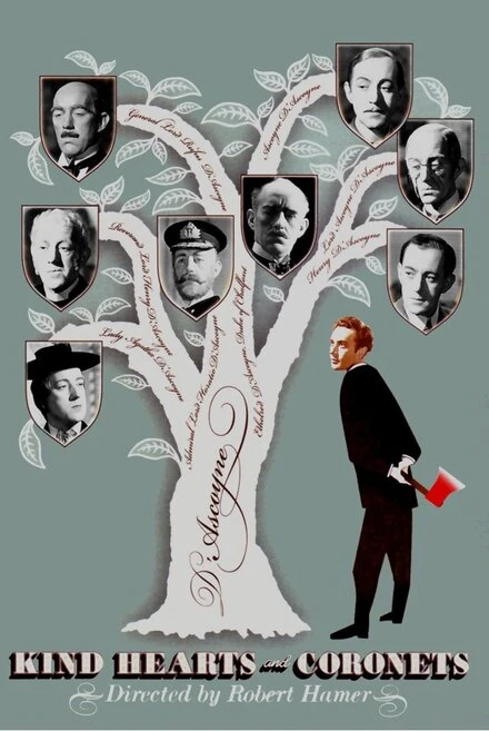 Постер Добрые сердца и короны 1949
