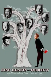 Добрые сердца и короны 1949 постер