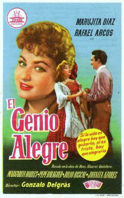 Постер El genio alegre 1957