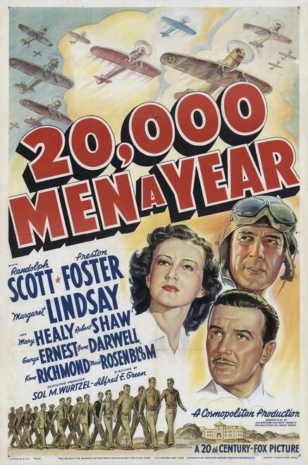 Постер 20 000 мужчин в год 1939