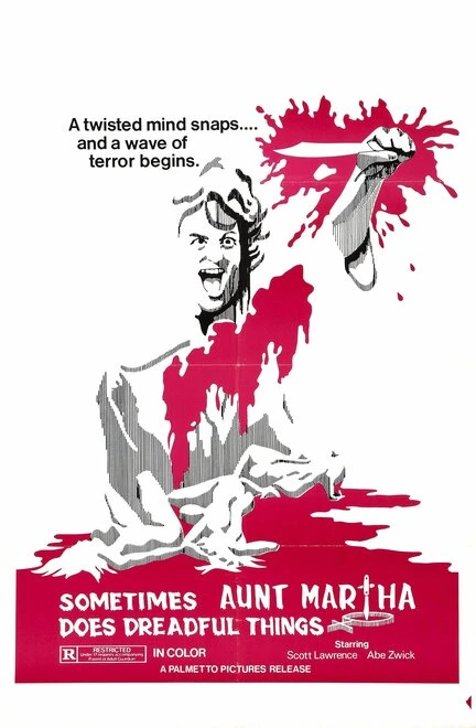 Постер Иногда тётя Марта делает ужасные вещи 1971