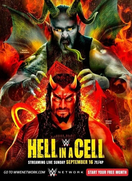 Постер WWE Ад в клетке 2018