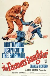 Дочь фермера 1947 постер