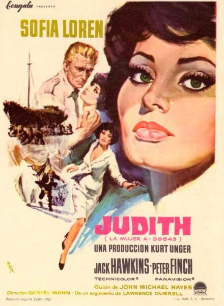 Постер Юдифь 1966, Великобритания