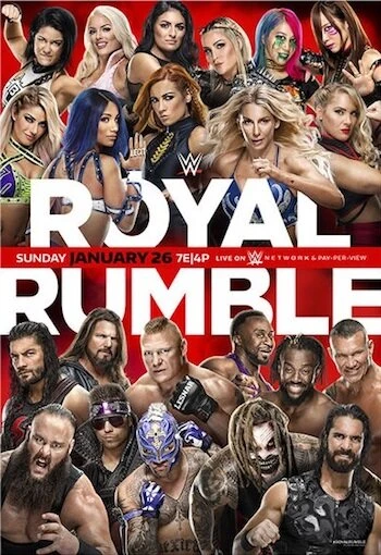 Постер WWE Королевская битва 2020