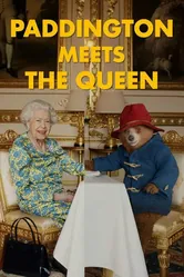 Queen Elizabeth and Paddington Bear Film постер