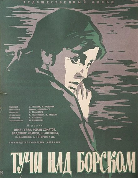 Постер Тучи над Борском 1961