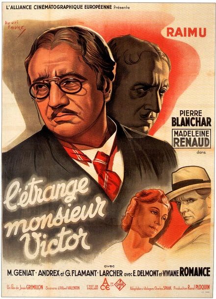 Постер Странный господин Виктор 1938