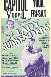 A Lady Surrenders постер