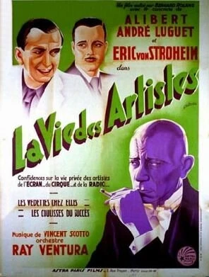 Постер La vie des artistes