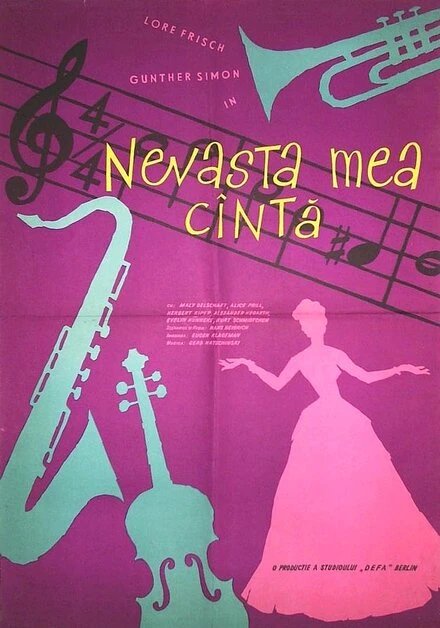 Постер Моя жена хочет петь 1958