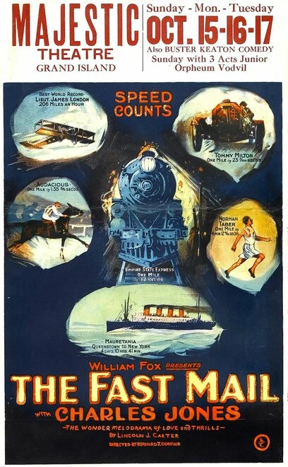Постер The Fast Mail 1922