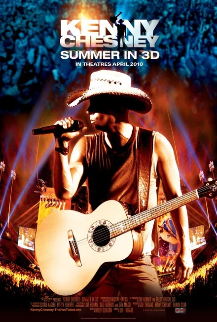 Постер Кенни Чесни: Лето в 3D 2010
