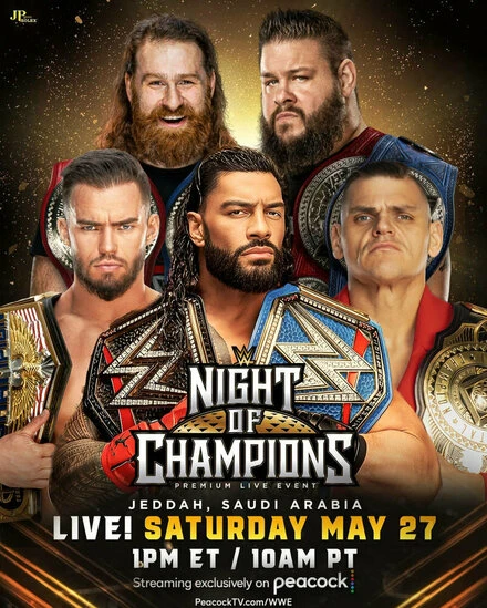 Постер WWE Ночь чемпионов 2023