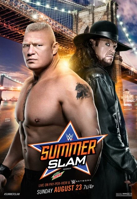 Постер WWE Летний бросок 2015