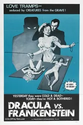 Дракула против Франкенштейна 1971 постер