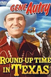 Round-Up Time in Texas постер