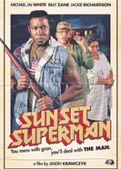 Sunset Superman постер