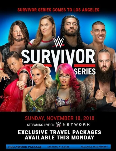 Постер WWE Серии на выживание 2018