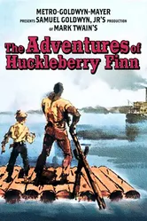 Приключения Гекльберри Финна 1985 постер