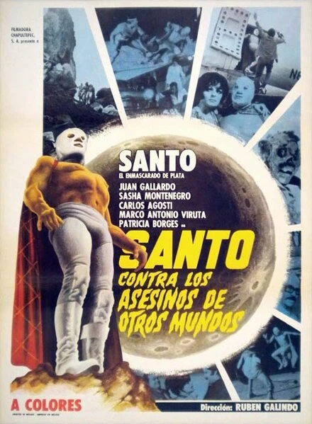 Постер Santo contra los asesinos de otros mundos