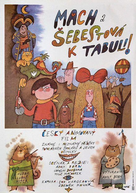 Постер Mach a Sebestová k tabuli!