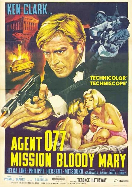 Постер Агент 077: Миссия Кровавая Мэри 1965