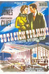 Вокзал Термини 1953 постер