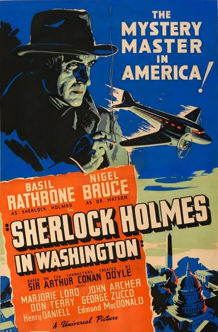 Постер Шерлок Холмс в Вашингтоне 1942