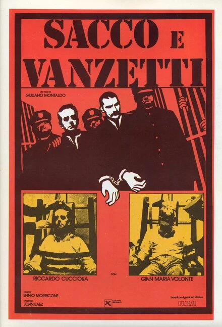 Постер Сакко и Ванцетти 1971