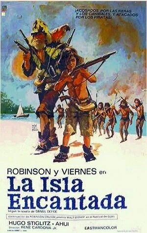 Постер Робинзон и Пятница на необитаемом острове 1973