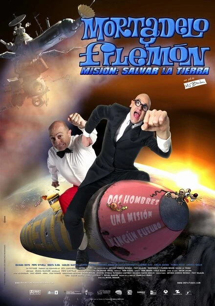 Постер Приключения Мортадело и Филимона 2: Спасение Земли 2007