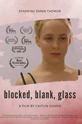 Blocked, blank, glass постер