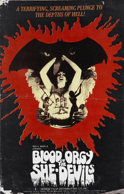 Постер Кровавая оргия дьяволиц 1973