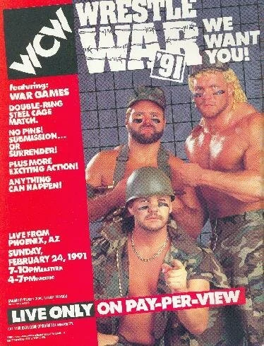 Постер WCW РестлВойна 1991