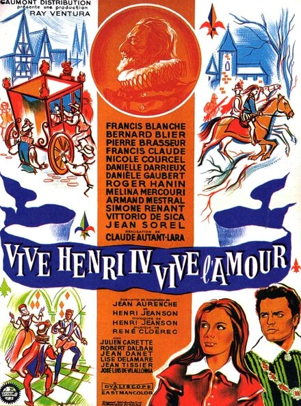Постер Да здравствует Генрих IV, да здравствует любовь! 1961
