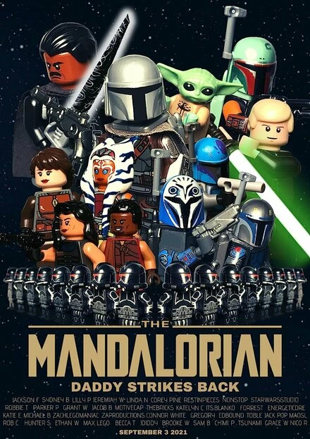 Постер LEGO the Mandalorian: Daddy Strikes Back - A Star Wars Story