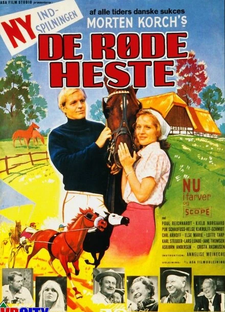 Постер De røde heste 1968