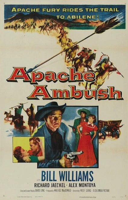 Постер Засада апачи 1955